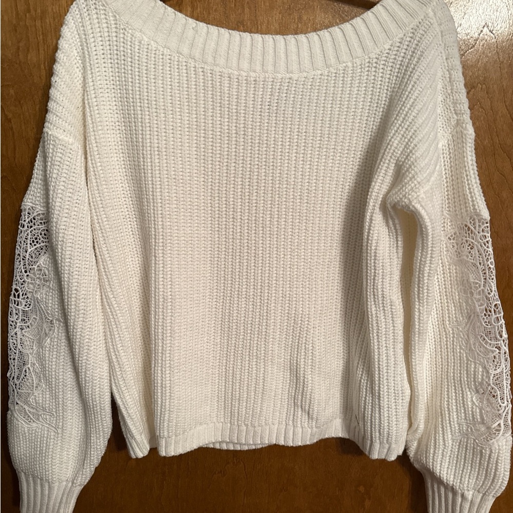 Hollister off the shoulder sweater